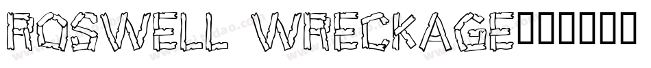 Roswell Wreckage字体转换